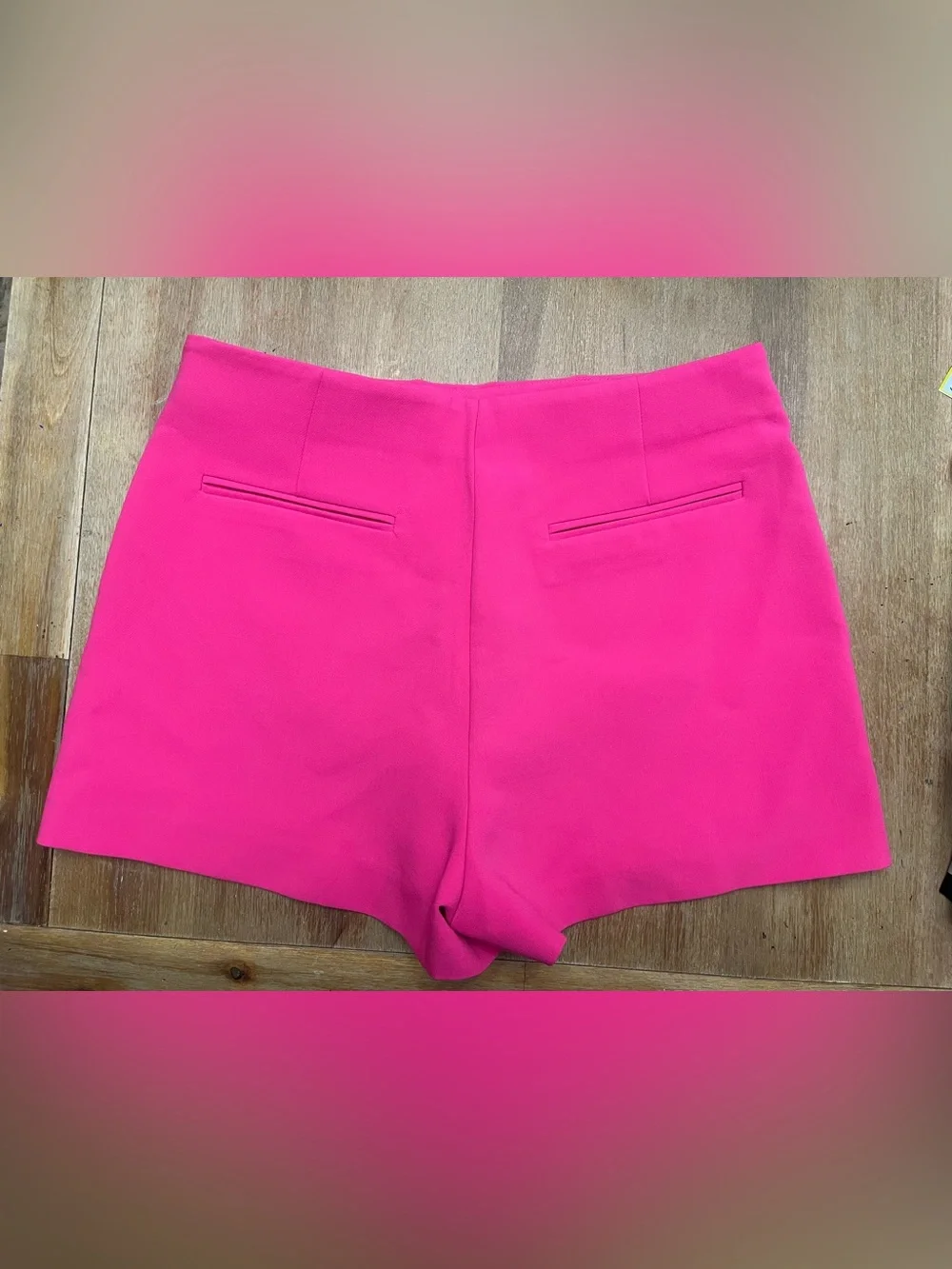 Zara Hot Pink Wrap Skort